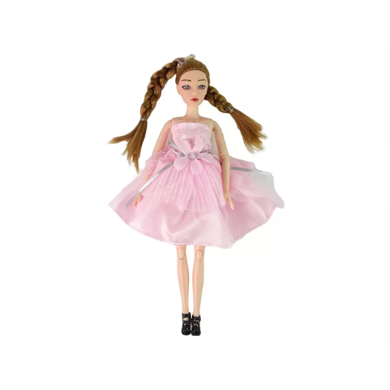 LEAN TOYS Babypop Emily Vlechtjes Kat Bloemen