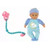 LEAN TOYS babypop geluid fopspeen slab blauwe kat pyjama