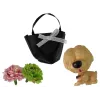 LEAN TOYS Baby Emily pop met hondentasje bloemen