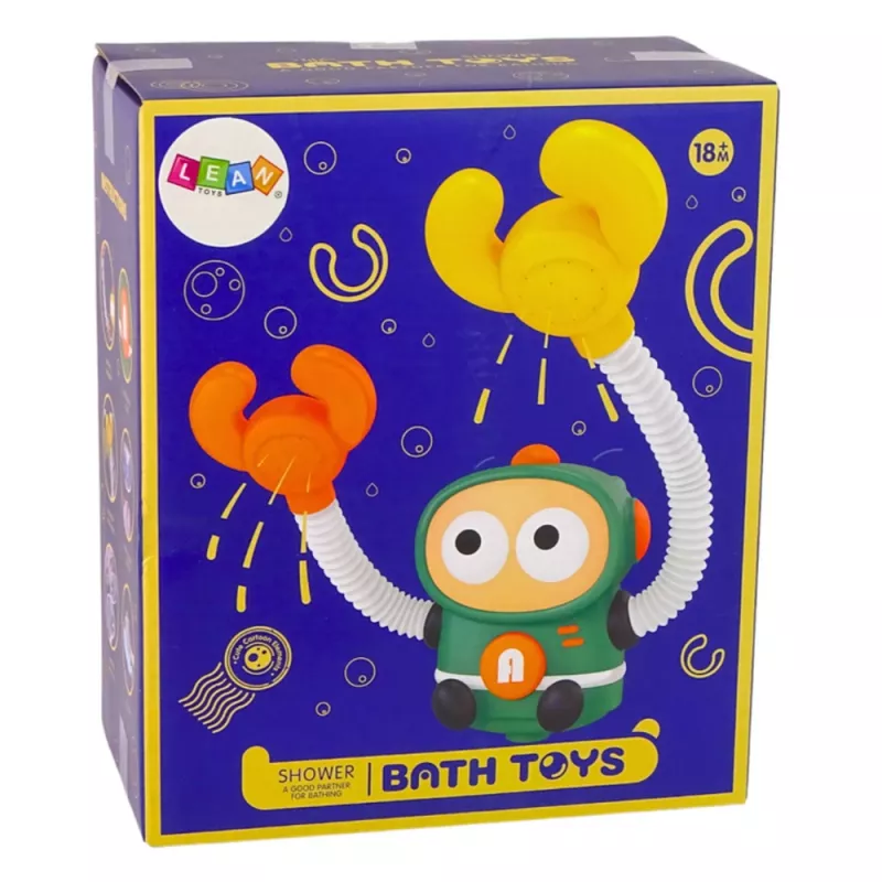 LEAN TOYS Badspeelgoed Astronautendouche met watercirculatie en zuignappen