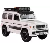 LEAN TOYS Op batterijen werkende off-road auto wit