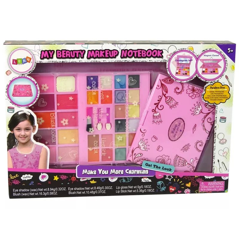 LEAN TOYS Beautypalet make-upset voor meisjes