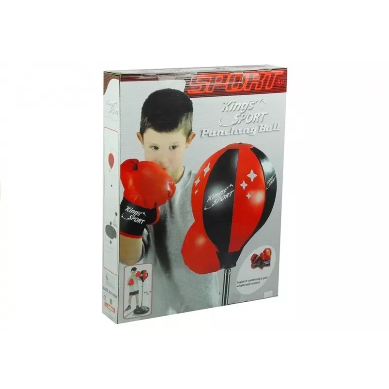 LEAN TOYS big boxer set voor kinderen + handschoenen bokszakstandaard