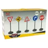 LEAN TOYS grote set educatieve verkeersborden 82 cm