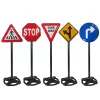 LEAN TOYS grote set educatieve verkeersborden 82 cm