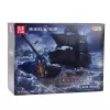 LEAN TOYS Black Pearl piratenschip bouwblokken-set (5266 delen)