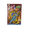LEAN TOYS Blue Warrior zwaard-schild set van EVA-schuim
