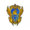 LEAN TOYS Blue Warrior zwaard-schild set van EVA-schuim