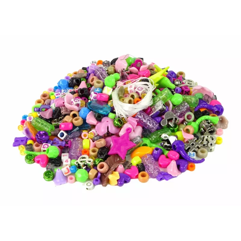 LEAN TOYS Armband maken set kralen hangers eenhoorn sieraad
