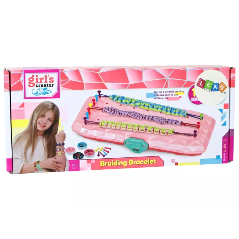 LEAN TOYS Armbanden Maken Set Roze Doos