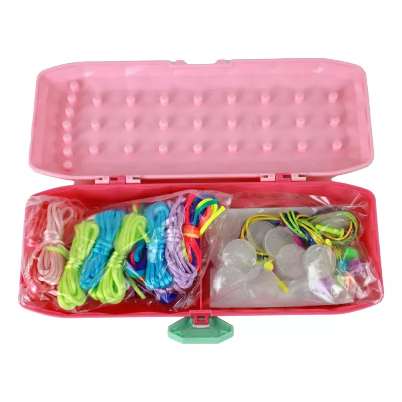 LEAN TOYS Armbanden Maken Set Roze Doos