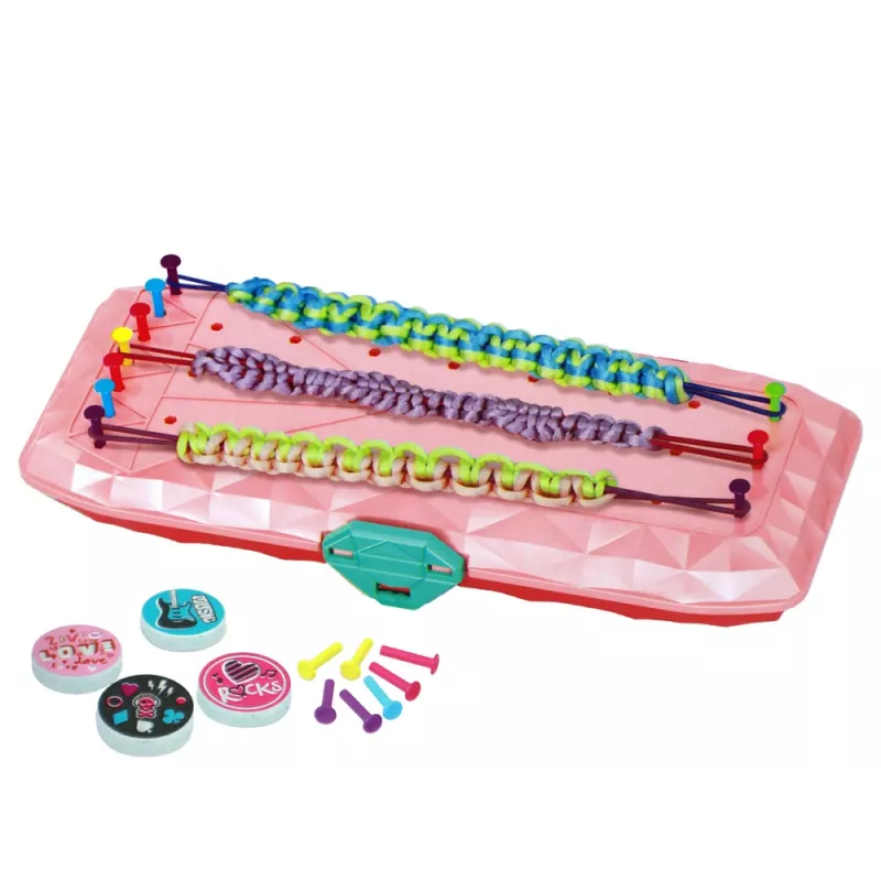 LEAN TOYS Armbanden Maken Set Roze Doos