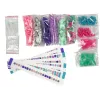 LEAN TOYS Armbandmaakset met kleurrijke kralen en opbergbox
