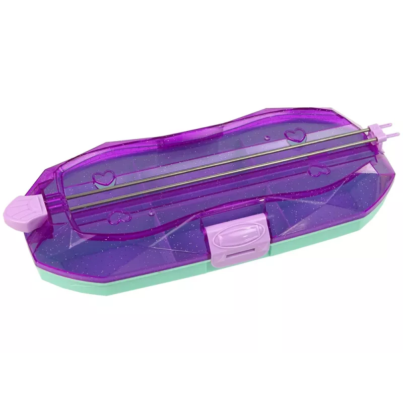 LEAN TOYS Armbandmaakset met kleurrijke kralen en opbergbox