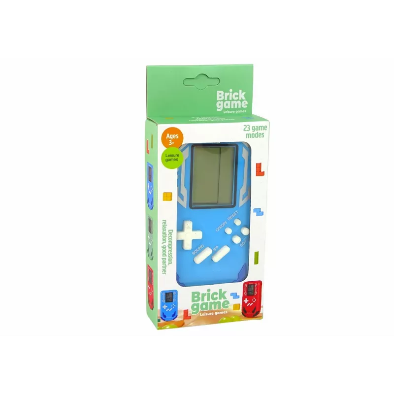 LEAN TOYS Brick Game Console blauw