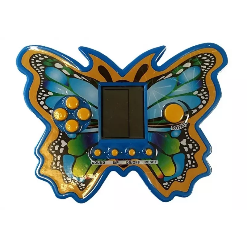 LEAN TOYS Brick Game Tetris Butterfly blauw