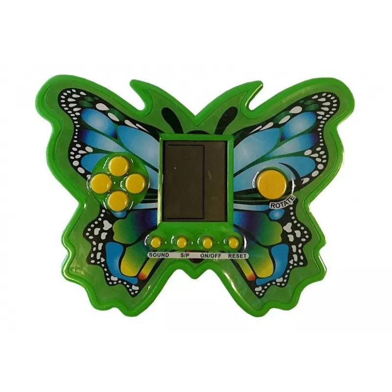LEAN TOYS Brick Game Tetris Butterfly groen