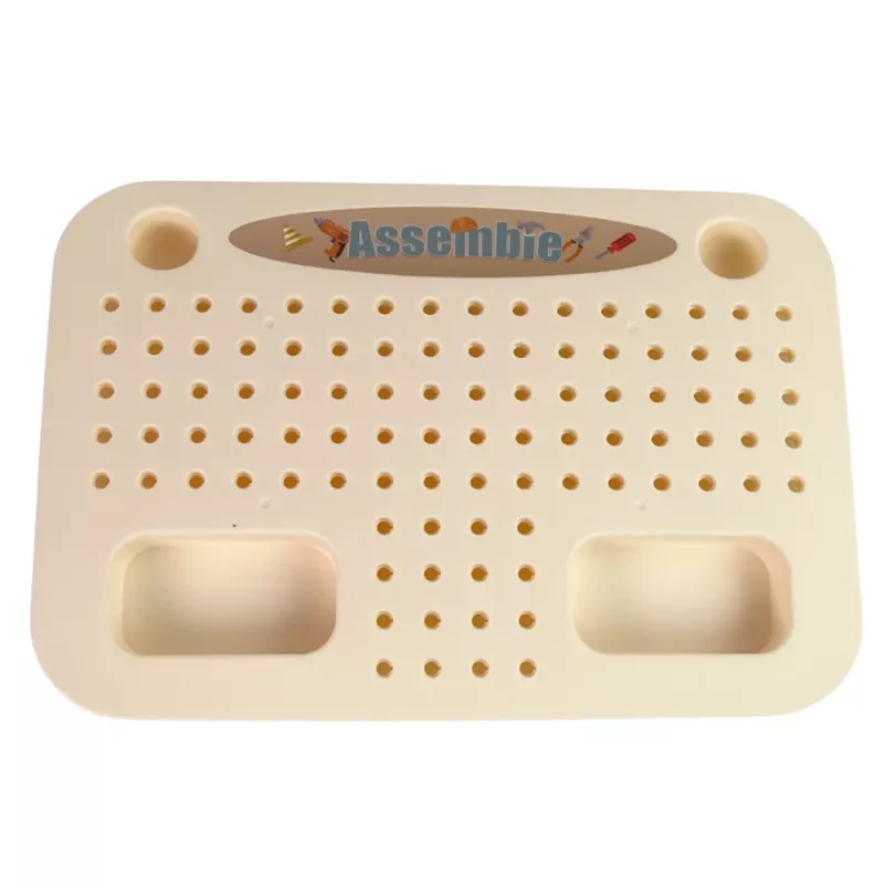 LEAN TOYS Bouwblokken in een doos DIY bouwpakket met schroevendraaier