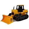 LEAN TOYS bulldozer met rupsbanden, op afstand bediend met handgebaar, 2.4G, 1:28