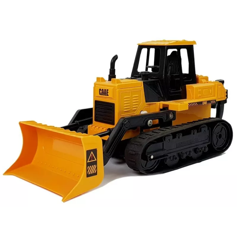 LEAN TOYS bulldozer met rupsbanden, op afstand bediend met handgebaar, 2.4G, 1:28