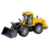 LEAN TOYS bulldozer graafmachine met lichtjes, geluiden en beweegbare schop – geel