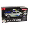 LEAN TOYS Auto politie 1:14 licht geluid zilver