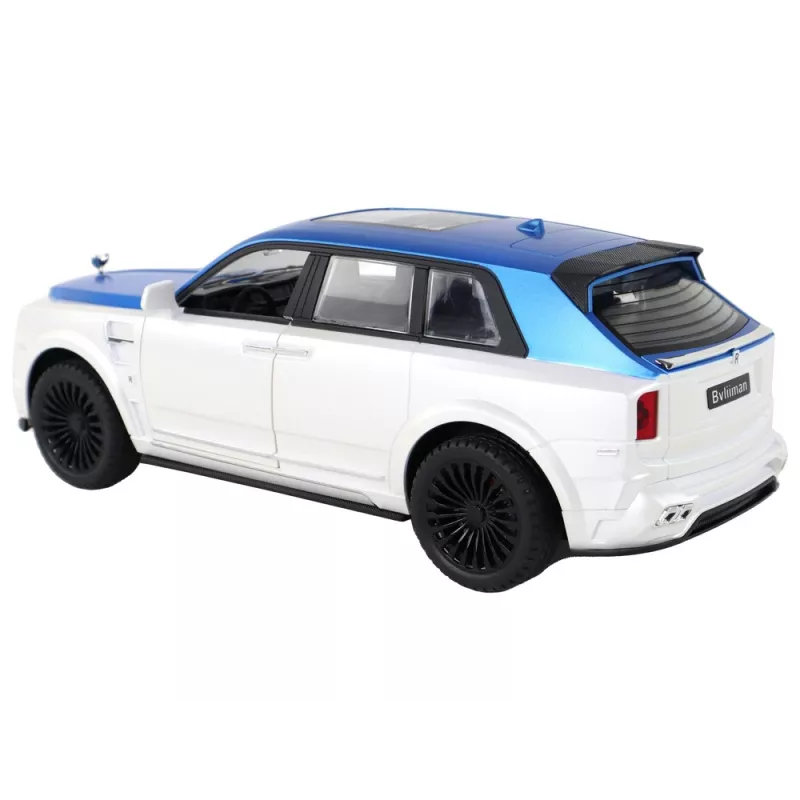 LEAN TOYS Auto R/C 1:20 wit en blauw op afstand bestuurd