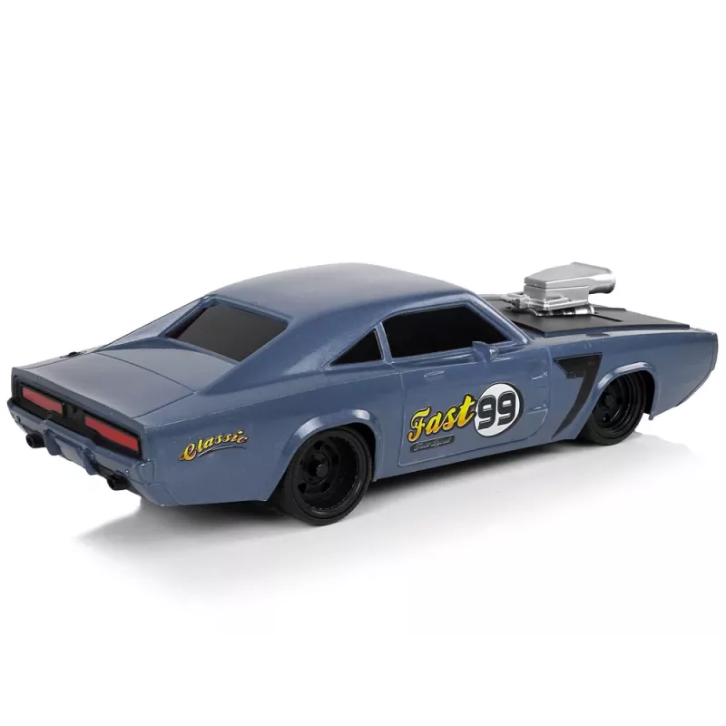 LEAN TOYS Auto R/C Sports sticker 1:20 grijs piloot