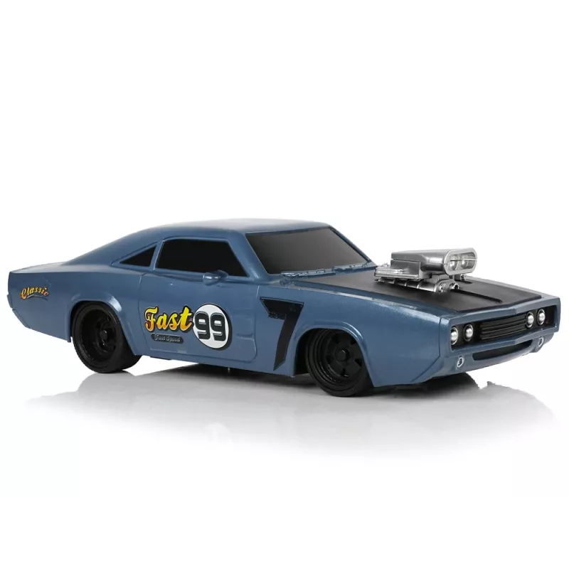 LEAN TOYS Auto R/C Sports sticker 1:20 grijs piloot