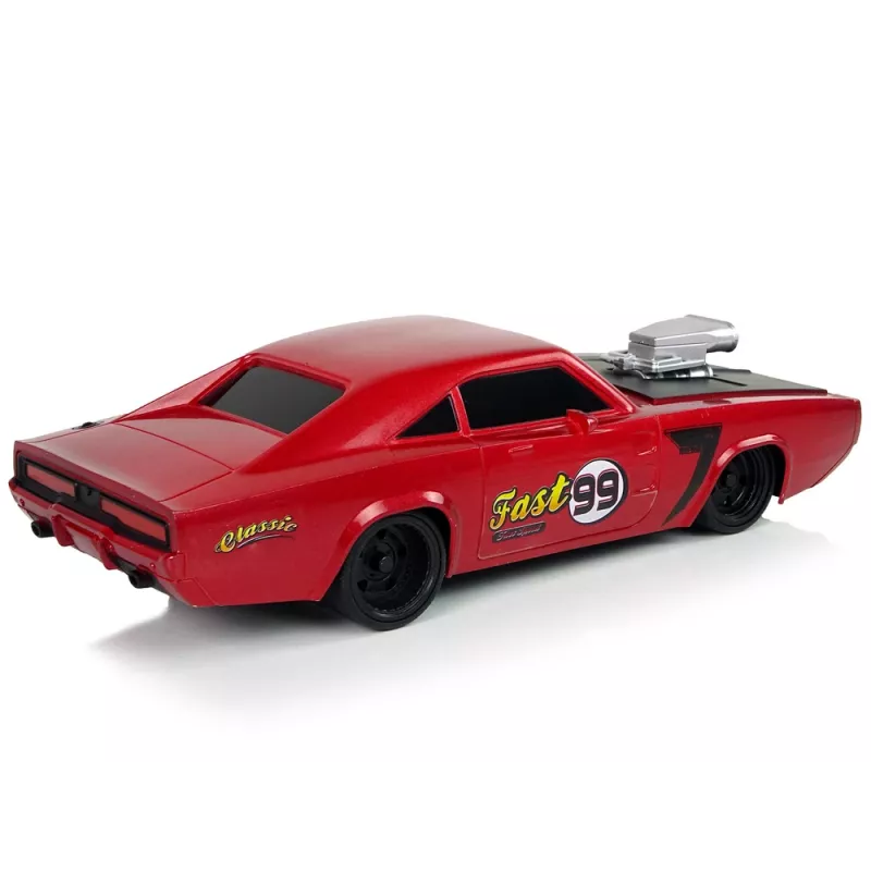 LEAN TOYS Auto R/C Sports sticker 1:20 rood piloot