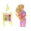 LEAN TOYS Kinderen Poppendokter Lang Haar Accessoires