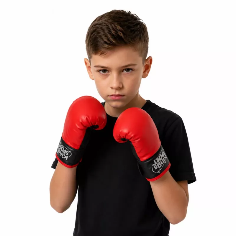 LEAN TOYS kinder-boxsack-set MUAY THAI handschoenen 55x17cm M