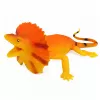 LEAN TOYS halsbandhagedis rubberen figuur rekbaar realistisch 19cm