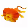 LEAN TOYS halsbandhagedis rubberen figuur rekbaar realistisch 19cm