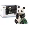 LEAN TOYS verzamelfiguur grote panda met bamboe