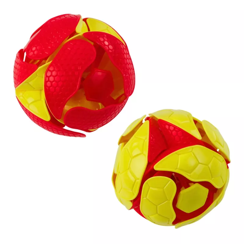 LEAN TOYS kleurveranderende LED jongleerbal 8 cm veelkleurig