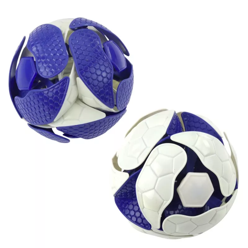 LEAN TOYS kleurveranderende LED jongleerbal 8 cm veelkleurig