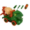 LEAN TOYS Betonmixer dinosaurus Unwrecker groene accessoires