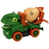 LEAN TOYS Betonmixer dinosaurus Unwrecker groene accessoires