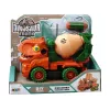 LEAN TOYS Betonmixer dinosaurus Unwrecker oranje accessoires