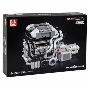 LEAN TOYS bouwstenen auto motor V8 versnellingsbak 2024 el.