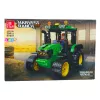 LEAN TOYS bouwstenen tractor landbouw groen 304 delen
