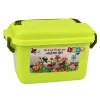 LEAN TOYS bouwstenen bloemen kleurrijke bloementuin in karton 73 stuks