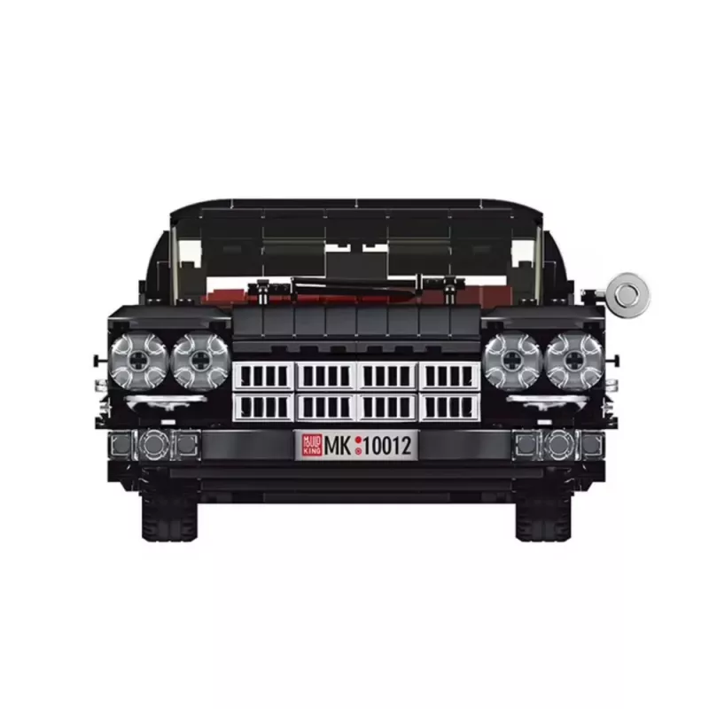 LEAN TOYS bouwstenen klassieke auto cabrio Cadi-Elrado zwart 1324 onderdelen