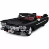 LEAN TOYS bouwstenen klassieke auto cabrio Cadi-Elrado zwart 1324 onderdelen