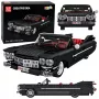LEAN TOYS bouwstenen klassieke auto cabrio Cadi-Elrado zwart 1324 onderdelen