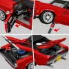 LEAN TOYS bouwstenen sportwagen Charger rood 1869 delen