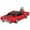 LEAN TOYS bouwstenen sportwagen Charger rood 1869 delen