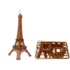 LEAN TOYS Bouwkraan met afstandsbediening 90 cm hoge Eiffeltoren bouwset