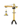 LEAN TOYS Bouwkraan met afstandsbediening 90 cm hoge Eiffeltoren bouwset